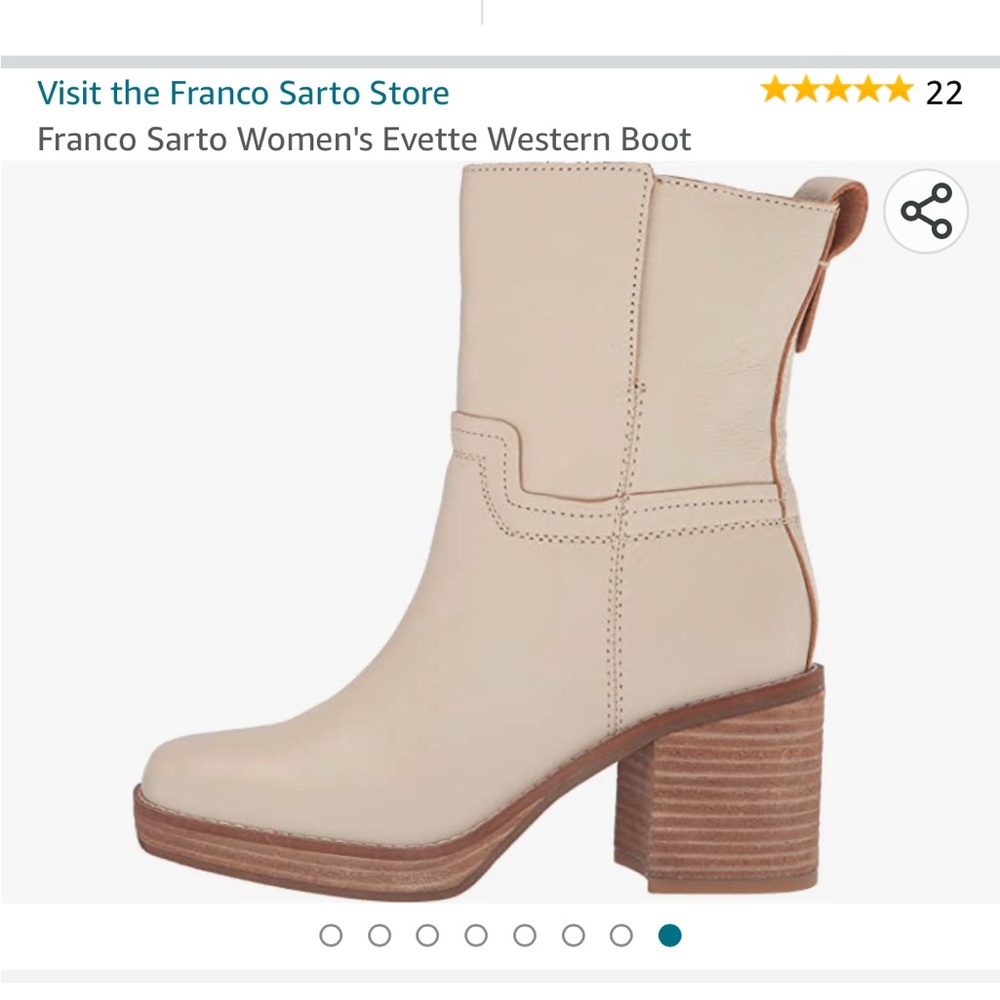 Franco Sarto Women’s Evette Western Boot